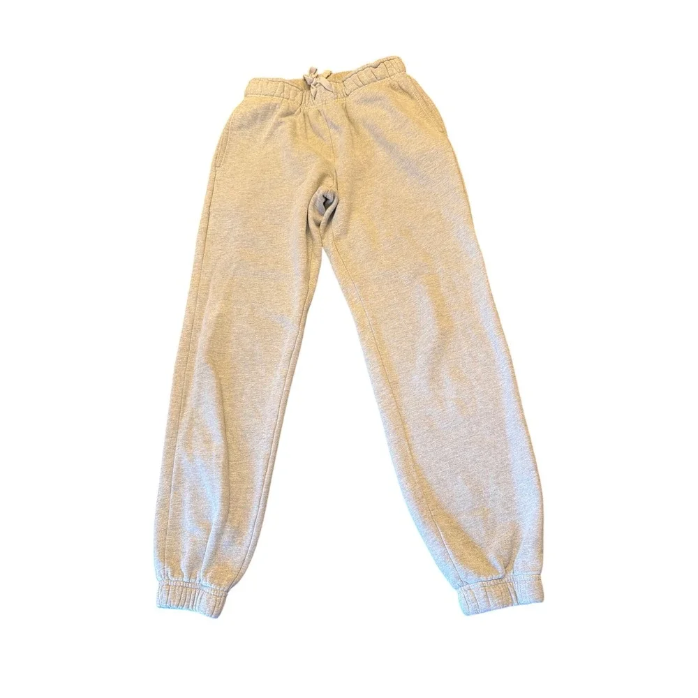 American Giant Sweatpants Grey Classic Jogger Fleece Made in USA XS Relaxed Fit